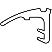 HAUTAU ATRIUM HS Dichtung Nr.1,für Führungsschiene,L=6,50M,schwarz, 1 Stk