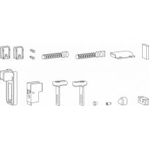 Atrium hs Zubehör-Beutel 129 für Führungsschiene Nr. 1/1 und 6, Schema a - Hautau
