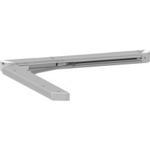 Hautau Elektrobeschlagschere SBS 40-480 Comfort Drive Fensterantrieb elektrisch 24V Hub 600 mm, silber