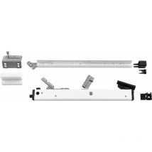 Hautau - FL190 Öffnerschere mit Universal-Flügelbock, Alu weiß ral 9016