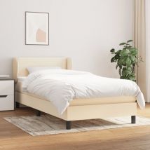 Kalisse - Furniture Limited - Sommier à lattes de lit avec matelas Crème 90