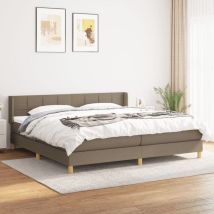 Kalisse - Furniture Limited - Sommier à lattes de lit avec matelas Taupe