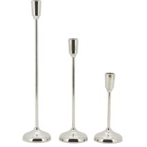 Hauts bougeoirs en aluminium (Lot de 3)