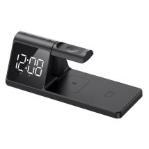 Havit W3042 - Station de charge sans fil 3 en 1, noire