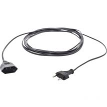 R694 Alimentazione Prolunga 2.5 a Nero 2.00 m H03VVH2-F 2X 0,75 mm² piatto - Hawa