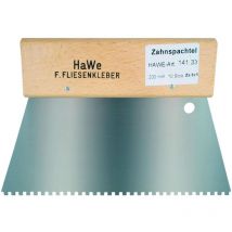 Zahnspachtel - Ausführung:Viereckzahnung 10x10 mm - Hawe