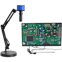 Hayear 51mp 1080p 2k Hdmi Usb Industrielle Videomikroskopkamera Weites Gesichtsfeld Manuelles Iris 120x Zoomobjektiv