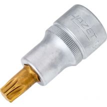 Inserto chiave a bussola giravite 992-T50 ∙ Attacco quadro, cavo, 1/2 di pollice (12,5 mm) ∙ Profilo interno torx ∙ ac T50