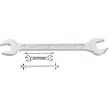 450N-12X13 Clé à fourche double Ouverture de clé (métrique) 12 - 13 mm C79572 - Hazet