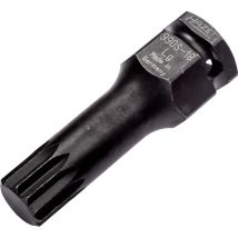 Douille mâle à chocs 990S-18LG ∙ Carré creux 1/2 pouce (12,5 mm), 6 pans extérieurs 24 mm ∙ Profil denture multiple intérieur xzn ∙ Taille M18