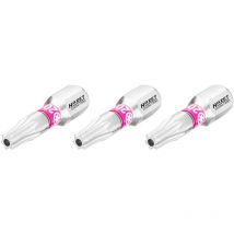 Hazet - Embout-tournevis (bit) 2223N-T20H/3 ∙ Hexagone massif 1/4 pouce (6,3 mm) ∙ Profil torx « tamper résistant » ∙ 3 pièces ∙ Taille T20H
