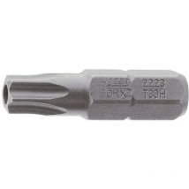Hazet - Embout-tournevis (bit) 2223-T15H ∙ Hexagone massif 1/4 pouce (6,3 mm) ∙ Profil torx « tamper résistant » ∙ Taille T15H