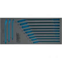 Garniture en mousse souple bimatière 163-509L ∙ l x l : 392 mm x 172 mm