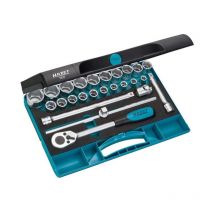 Jeu de clés à douille 900 25 pièces 1/2 po. ( 4000820597 ) - Hazet