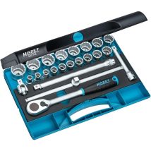 Jeu de clés à douilles 900AZ ∙ Carré creux 1/2 pouce (12,5 mm) ∙ Profil Traction à 12 pans extérieurs ∙ 23 pièces ∙ ⅜ – 1,¼