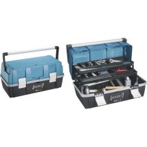 Hazet - 190L-3 Werkzeugkasten unbestückt Kunststoff Schwarz, Blau, Silber