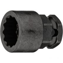 Schlag-, Maschinenschrauber Steckschlüsseleinsatz 900sz6-21 ∙ 1/2 Zoll (12,5 Mm) Vierkant Hohl, 24 Mm Außen-sechskant ∙ Außen Doppelsechskant-