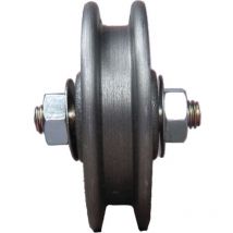 Rullo per cancello scorrevole 160mm STA galv. 175kg 14/17mm Heinrich Betz & Figli