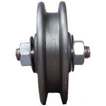 Schiebetorrolle 60 mm Stahl verzinkt 30 kg 6/8 mm