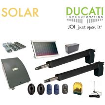 HC812-400 solaire Automatisme Kit Motorisation - ducati home-automation - Automatisme de Portail - longueur de course 400MM - 2 vantaux - 350kg