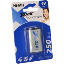 9V-Block Akku Ni-MH 8,4V 250mAh - Xcell