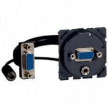 Legrand - 067376 - Prise HD15 femelle + jack 3,5 mm Céliane - pré-connectorisée