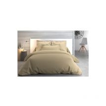 Anne De Solène - Housse de couette Housse couette Vexin 260x240cm grege Percale 80F
