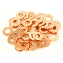 Hdi Guarnizioni per rubinetti di scarico ø 10,5 x 20 x 1,5 mm