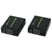 HDMI-Extender für Kat.6/6a/7, 60m, FullHD 3D, Czarny