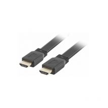 Lanberg - hdmi kabel male/male v2.0 4k flat 5m schwarz