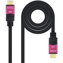 Nanokabel 10.15.3715 hdmi Kabel 15 m hdmi Typ a (Standard) schwarz, rosa