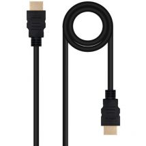 Nanokabel Kabel HDMI V2.0 4K@60Hz 18Gbps A/M-A/M, 10m, Schwarz