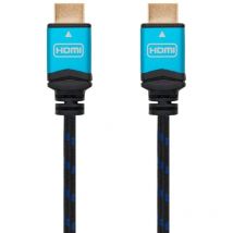 Kabel hdmi v2.0 4k 60hz 18gbps, am-am, schwarz 3m Nanocable