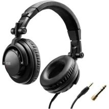 Hercules Hdp Dj45 - Cuffia Dj Ad Alte Prestazioni - Pieghabile - Padiglioni Girevoli - Cavo 2 M - Impedenza 60 Ohm - Nero