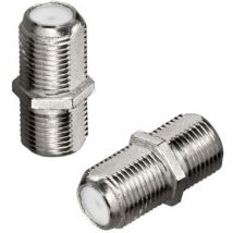 Hdsat - 2X raccord f à visser femelle/femelle tv tnt satellite cable