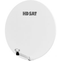 Hdsat - Parabole satellite fibre composite Blanche 85cm + brides inox Anti Corrosion