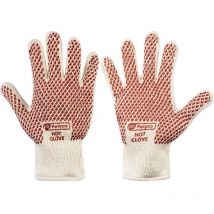 Hot Glove 9010 Natual/Red Heat Potection Gloves - Size 9 - Natural Red - Polyco