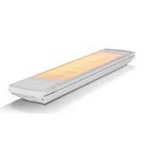 Moonich Heatscope - Heatscope Spot Heizstrahler mit IR-Fernbedienung 2800 w Carbonstrahler Weiß 88,4 x 18,4 x 7,8 cm