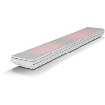 Heatscope Vision Heizstrahler 2200 w Carbonstrahler IP44 Weiß 116 x 18,4 x 8,7 cm