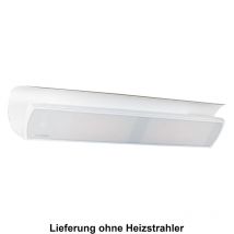 Heatscope Wetterschutzblech für Heizstrahler Vision und Spot Aluminium schwarz/weiß weiß/Größe 3 (Vision 1600W/Spot 2200W/2800W)