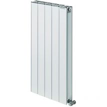 Heatwave Thornbury White Horizontal Aluminium Radiator 600mm H x 400mm W