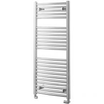Heatwave - Pisa Curved Heated Towel Rail - 1200mm h x 450mm w - Chrome