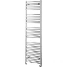 Heatwave Pisa Curved Heated Towel Rail - 1600mm H x 400mm W - Chrome