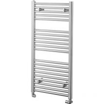 Heatwave - Pisa Straight Heated Towel Rail - 1000mm h x 400mm w - Chrome