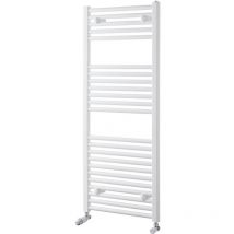 Heatwave - Pisa Straight Heated Towel Rail 1200mm h x 450mm w - White