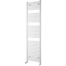 Heatwave - Pisa Straight Heated Towel Rail 1800mm h x 600mm w - White