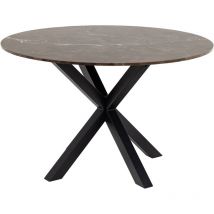 Heaven Esstisch 120x120cm Braun.