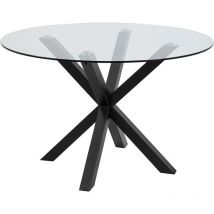 Furniture To Go - Heaven table de salle à manger Ø119cm verre.