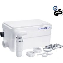 Aquamatix - Duscha Duschpumpe 250W Abwasserpumpe Waschbecken, Badewannen, Duschen mit Kohlefilter