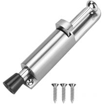 Ersandy - Türstopper mit Hebel, Zinklegierung, Türstopper, Gummi-Türstopper mit 3 Schrauben, Wand-Türstopper für Küche, Schlafzimmer, Wohnzimmer